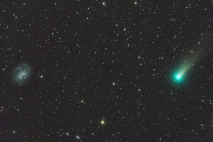 C/2021 A1(Leonard) and NGC4395 by Daikomon