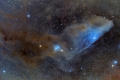 Blue horse-head nebula  by M&M