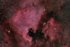 North Ameria & Pelican nebula  by M&M